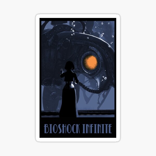 Item preview, Bioshock Infinite Inspired Elizabeth and Songbird Fan Art designed and sold by Punchitgraphics.