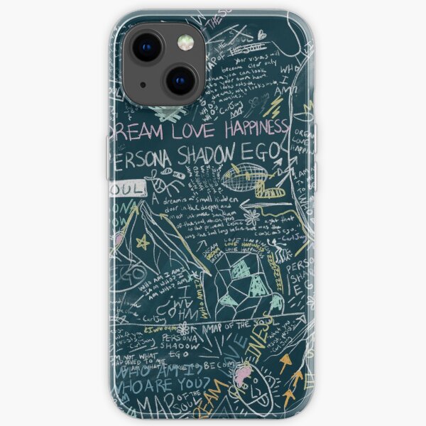 BTS PERSONA Karte der Soul RM Chalkboard Graphic iPhone Flexible Hülle