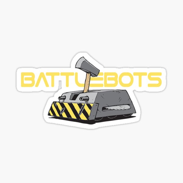 Bots Stickers Redbubble - battlebots best battle bots map roblox