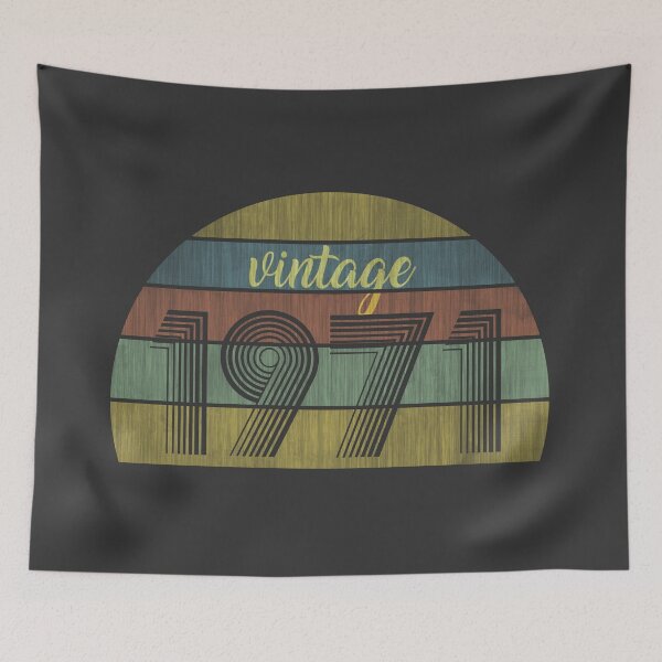Item preview, Vintage Retro Sunset Classic Sunrise 1971 Birth Year designed and sold by surgedesigns.