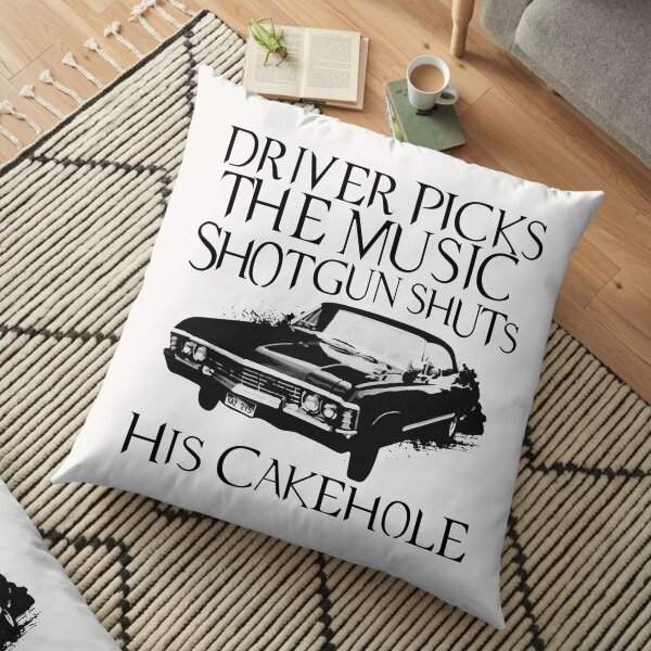 Driver Picks The Music Floor Pillow