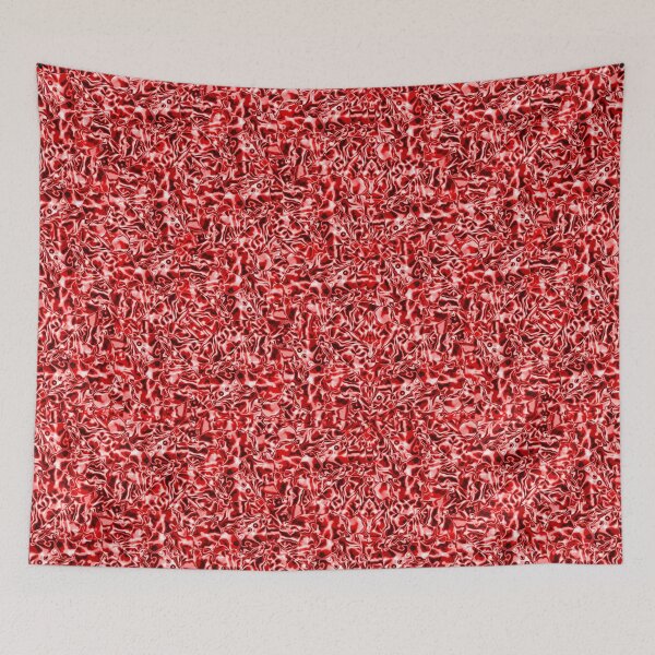 Item preview, Flashy coral-like shapes in red tones designed and sold by ShapesColors.