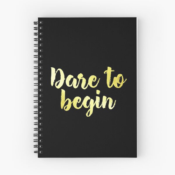 Item preview, Dare to begin quote designed and sold by Minimalist Quotes and Sayings.