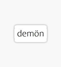 Buzzfeed Unsolved "demön" Sticker