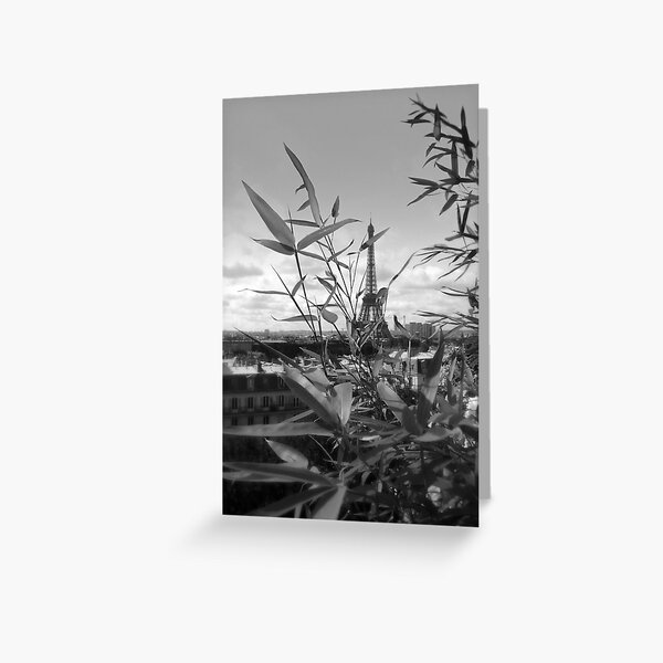 Eiffel planter Greeting Card