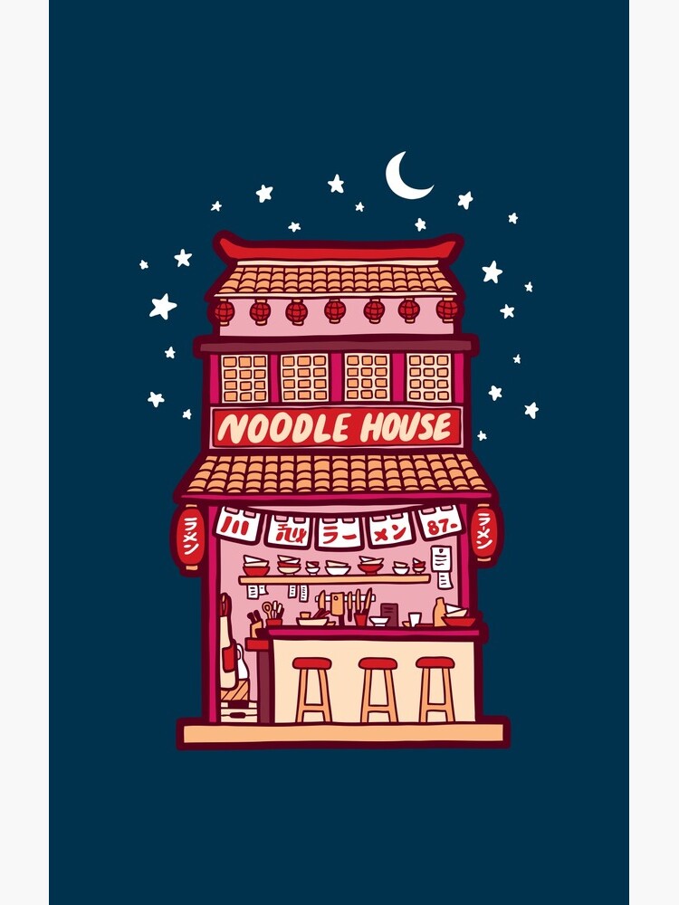Noodle House at Night by evannave