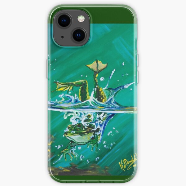 Frog Splash #2 iPhone Soft Case