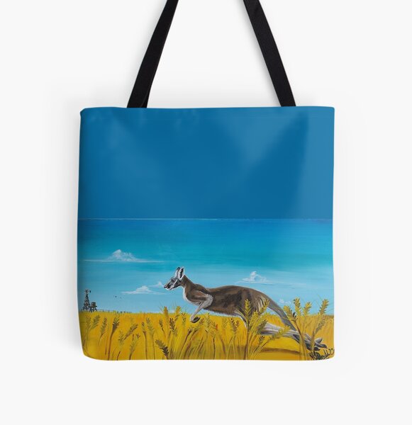 Aussie Backyard All Over Print Tote Bag