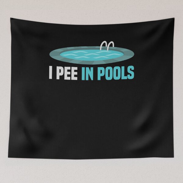 Item preview, I Pee In Pools Funny Sarcastic Swimmer Gift designed and sold by Marcid95.