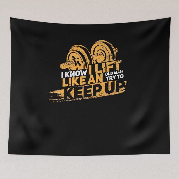 Item preview, Funny Old Man Bodybuilding Weightlifter Senior Gift designed and sold by Marcid95.