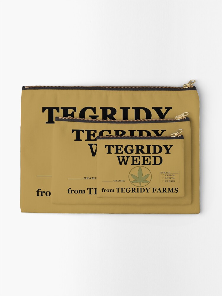 Alternate view of Tegridy Weed Zipper Pouch