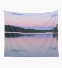 Boundary Waters Lake Sunset Wall Tapestry