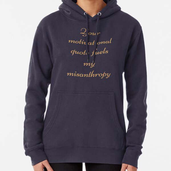 Sarcastic Introvert Sarcasm People Not a Big Fan Hoodie Sweatshirt Funny Pessimist