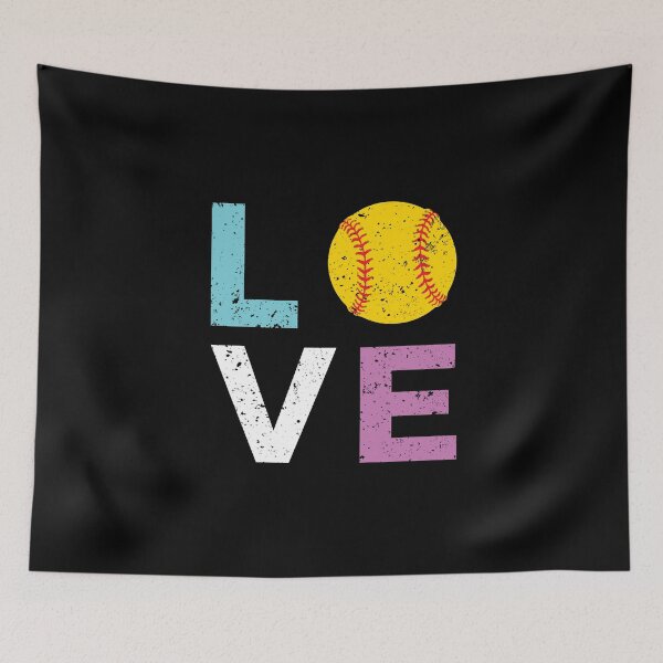 Item preview, Softball Love Vintage Design designed and sold by EstelleStar.