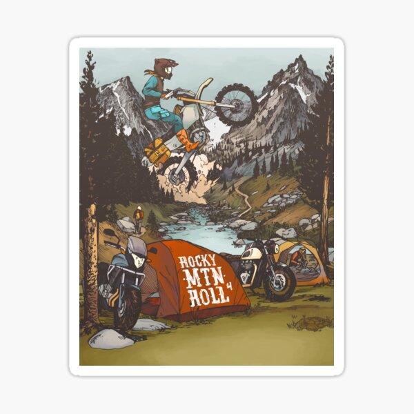 Rocky Mountain Roll 4 Poster Sticker