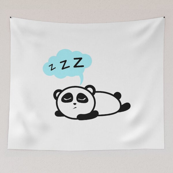 Item preview, Sleeping Panda Sleeping Tired Eyes Bed Lazy designed and sold by onrcnoz.
