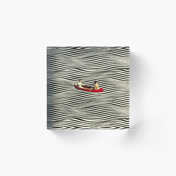 Illusionary Boat Ride Acrylic Block
