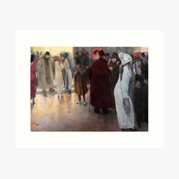 Item preview, Leo Gestel - Leaving the Opera designed and sold by ArtExpression.