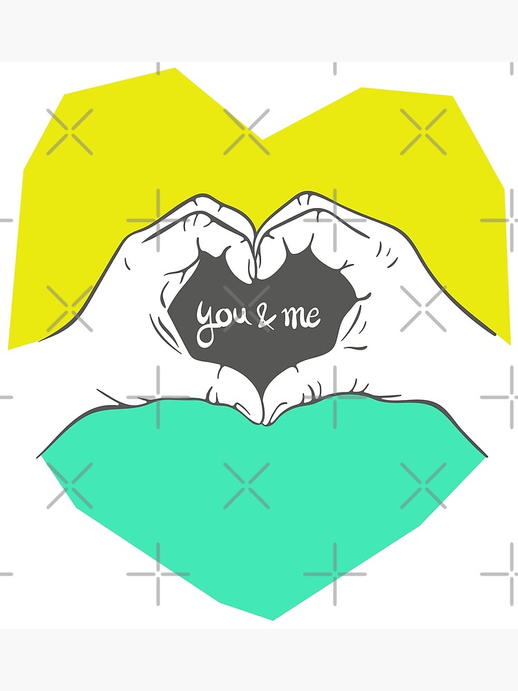 You & me heart hands by nobelbunt