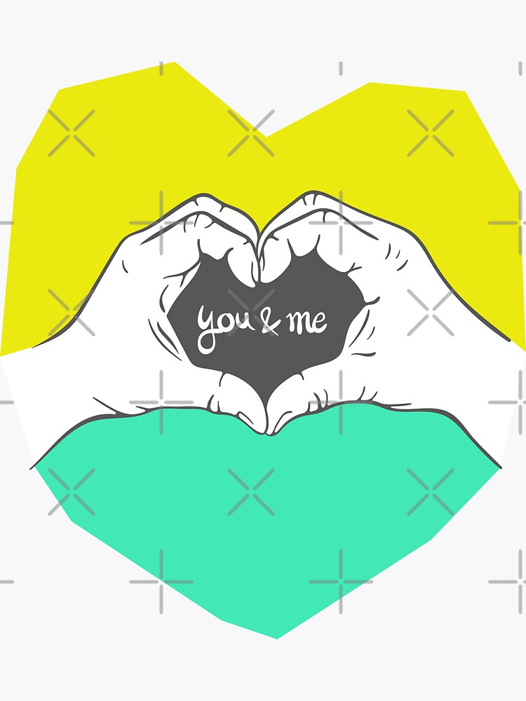 You & me heart hands by nobelbunt