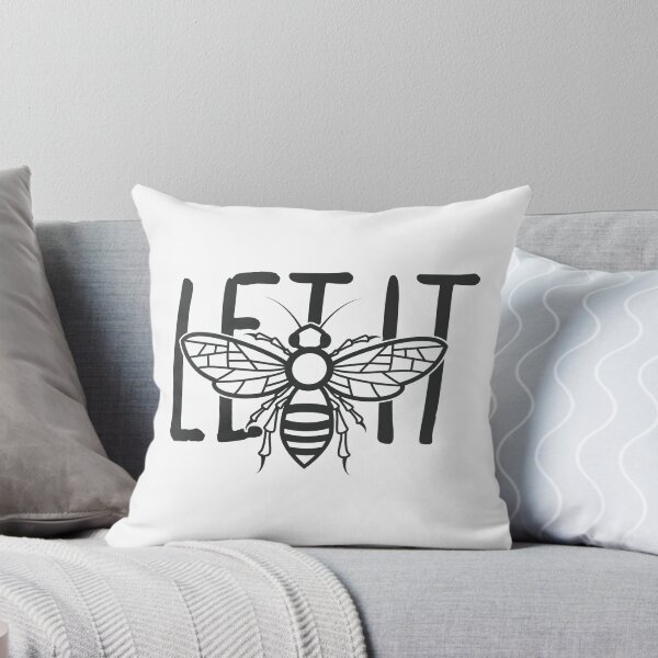 Item preview, Let It Bee Cute Funny Honey Bee Hippie Peace Gift designed and sold by MintedFresh.