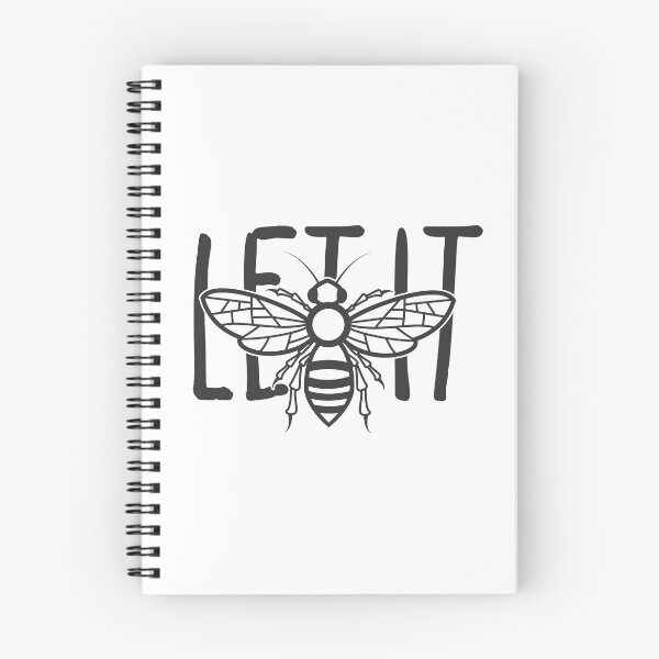 Item preview, Let It Bee Cute Funny Honey Bee Hippie Peace Gift designed and sold by MintedFresh.