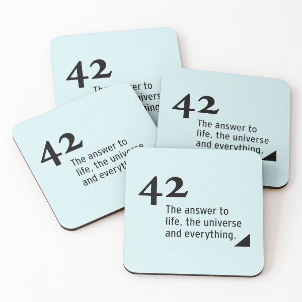 Item preview, 42 - the answer to life, the universe and everything designed and sold by Marlene Wagenhofer.