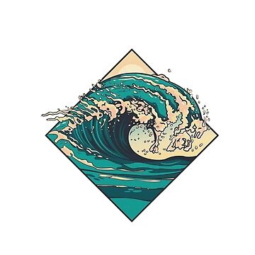 Artwork thumbnail, wave by carleemarkle