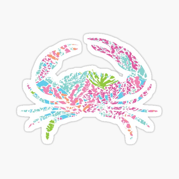 Colorful Crab Stickers | Redbubble