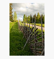 Fence Photographic Print
