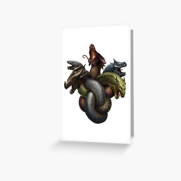 Tiamat Greeting Card