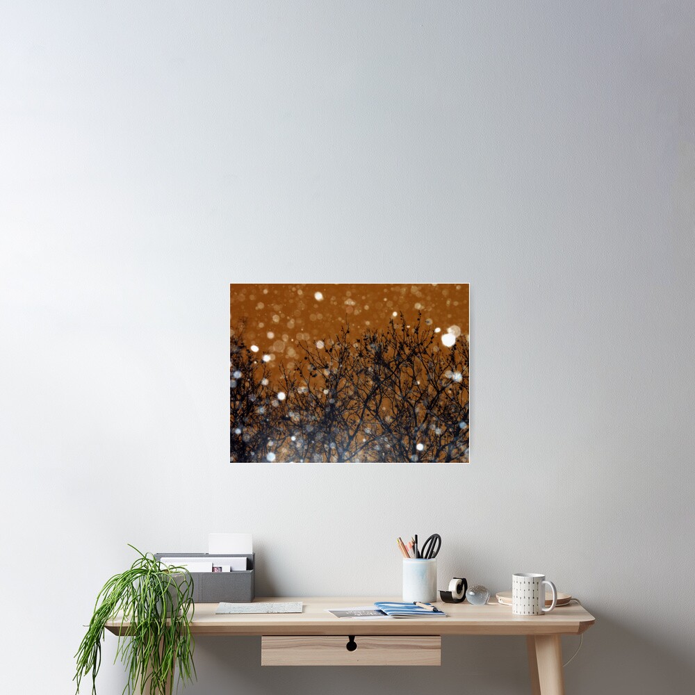 Height of the Blizzard - Snowstorm Art Photography - Gift for Weather Lovers Poster