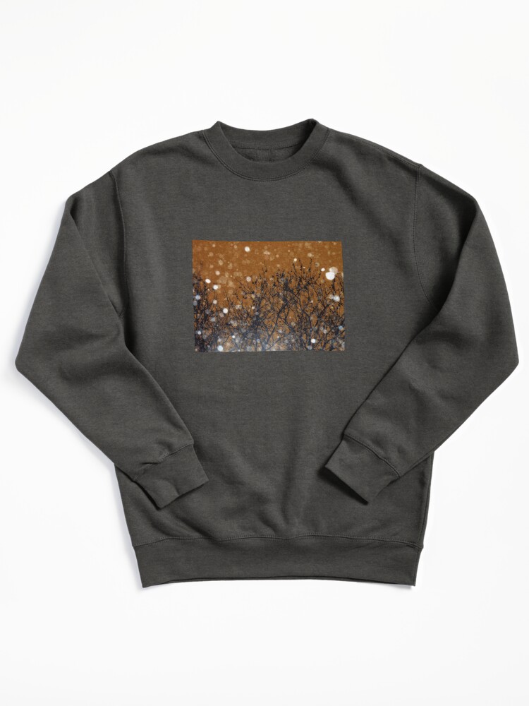 Thumbnail 2 of 7, Pullover Sweatshirt, Height of the Blizzard - Snowstorm Art Photography - Gift for Weather Lovers designed and sold by OneDayArt.