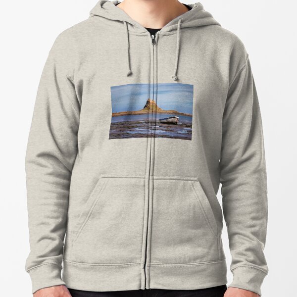 Holy Island Castle Zipped Hoodie