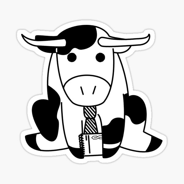 Doc Harper Cow Sticker