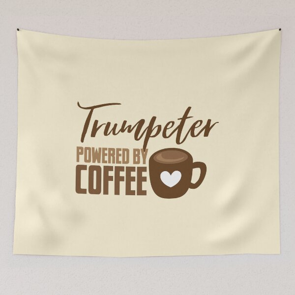 Item preview, Trumpeter (trumpet) powered by coffee designed and sold by jazzydevil.