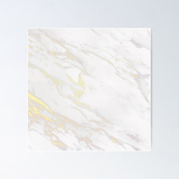 Item preview, Marble Texture Pattern #7 - White, Gold designed and sold by iamnickv.