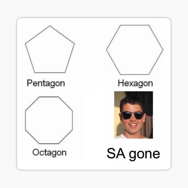 SA Gone Sticker Sticker