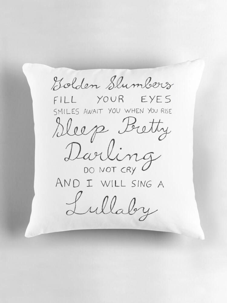 Thumbnail 3 of 4, Pillow, Golden Slumbers designed and sold by mari95santos.