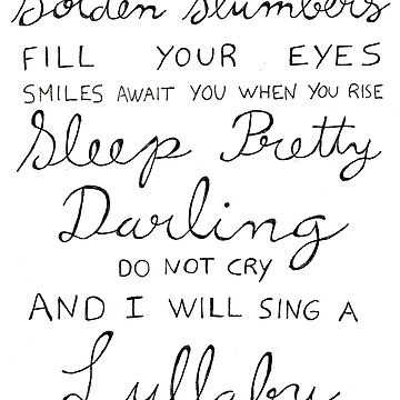 Artwork thumbnail, Golden Slumbers by mari95santos