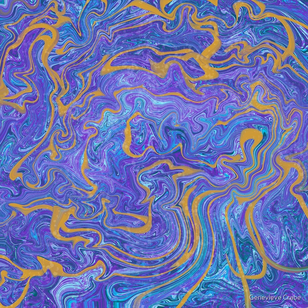 Marbled texture 2 by Genevieve Crabe