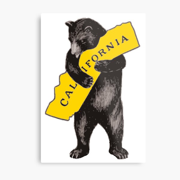 Item preview, Vintage California Bear Hug Illustration designed and sold by heartlocked.