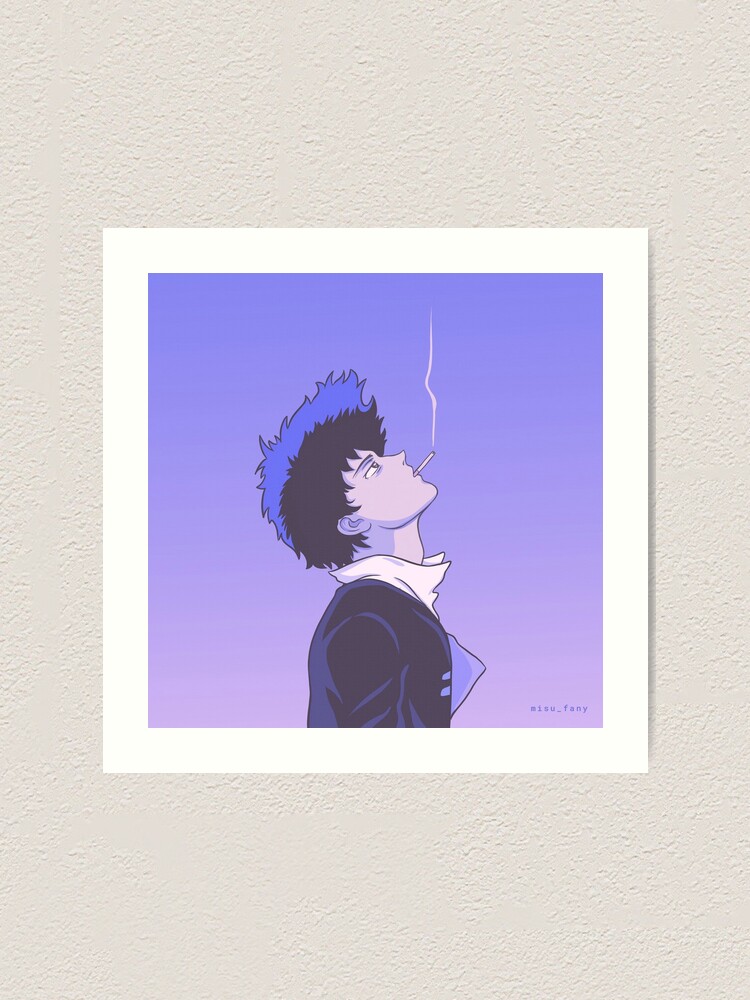 Spike Spiegel Aesthetic Art Print By Fanyrighi Redbubble