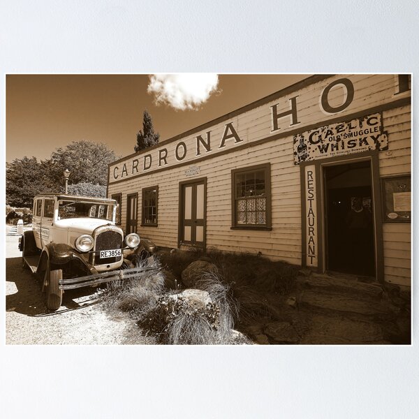 Cardrona Hotel in New Zealand Poster