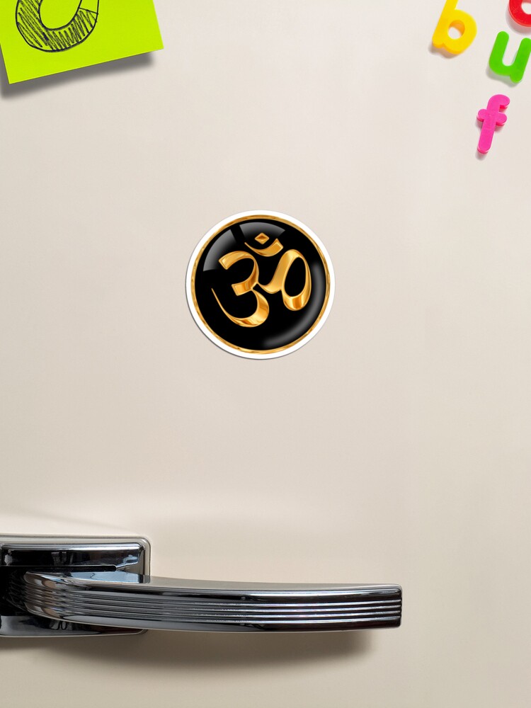 OM Shanti. Reflecting on Peace Magnet for Sale by heartsforlove