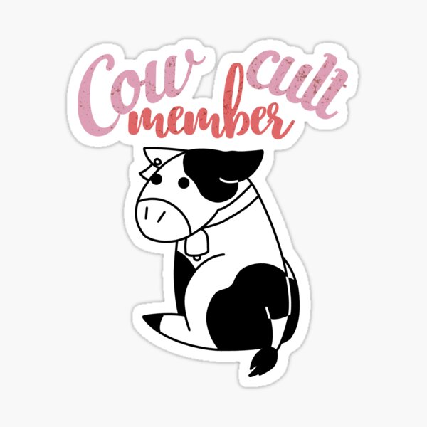 Cow Cult Sticker