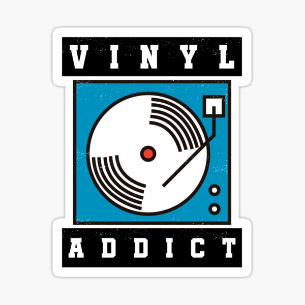 Item preview, Vinyl Addict Lovers Turntable Vintage Awesome T-shirt designed and sold by Músico Ilustre.