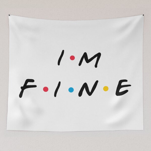 Item preview, I’m Fine designed and sold by Sarahchanyeolli.