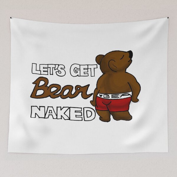 Item preview, Let's get Bear Naked designed and sold by Brian Kwok.