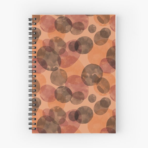 Item preview, watercolour abstract in orange, red and brown designed and sold by ColoursOfFrance.